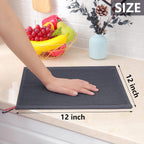 Homaxy Cotton Waffle Weave Dish Cloths 6-Pk - Size reference
