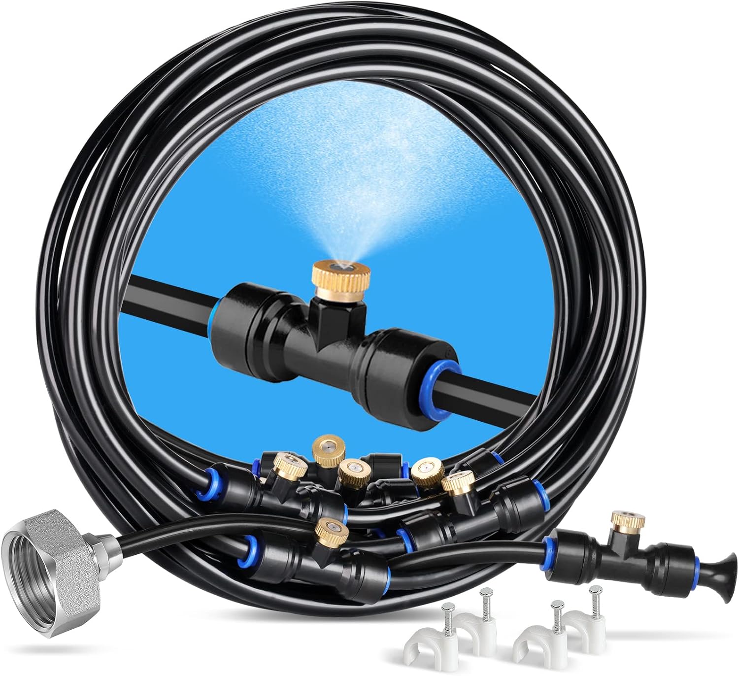 HOMENOTE Misting Cooling System 26FT 7 Nozzles