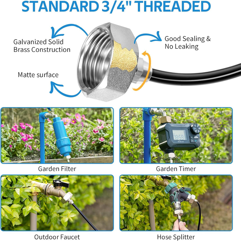 HOMENOTE Misting Cooling System 26FT 7 Nozzles - Alternate angle