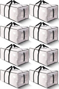 HOMESURE Heavy Duty Moving Storage Bags, 8 Pack