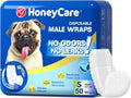 All-Absorb A26 Male Dog Wraps, 50 Count, Small