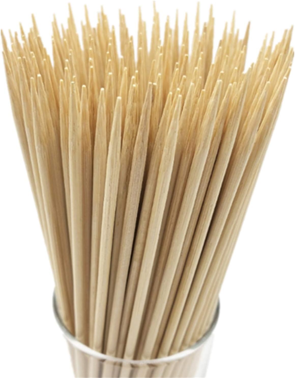HOPELF 6 Inch Natural Bamboo Skewers