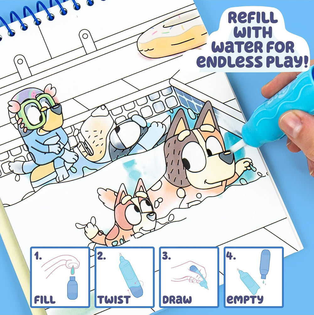 Horizon Group USA Bluey Aqua Art Pages - Close-up