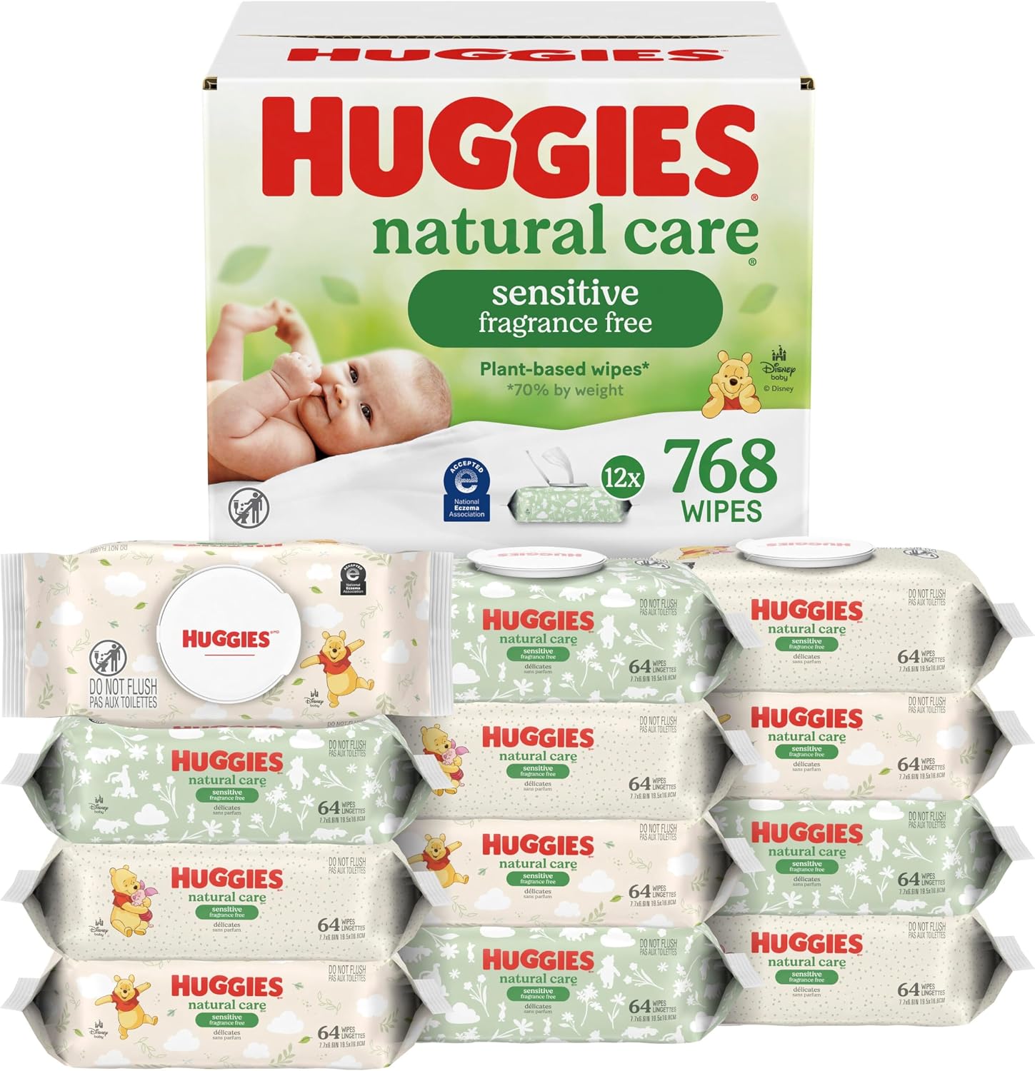 Huggies Natural Care Sensitive Baby Wipes