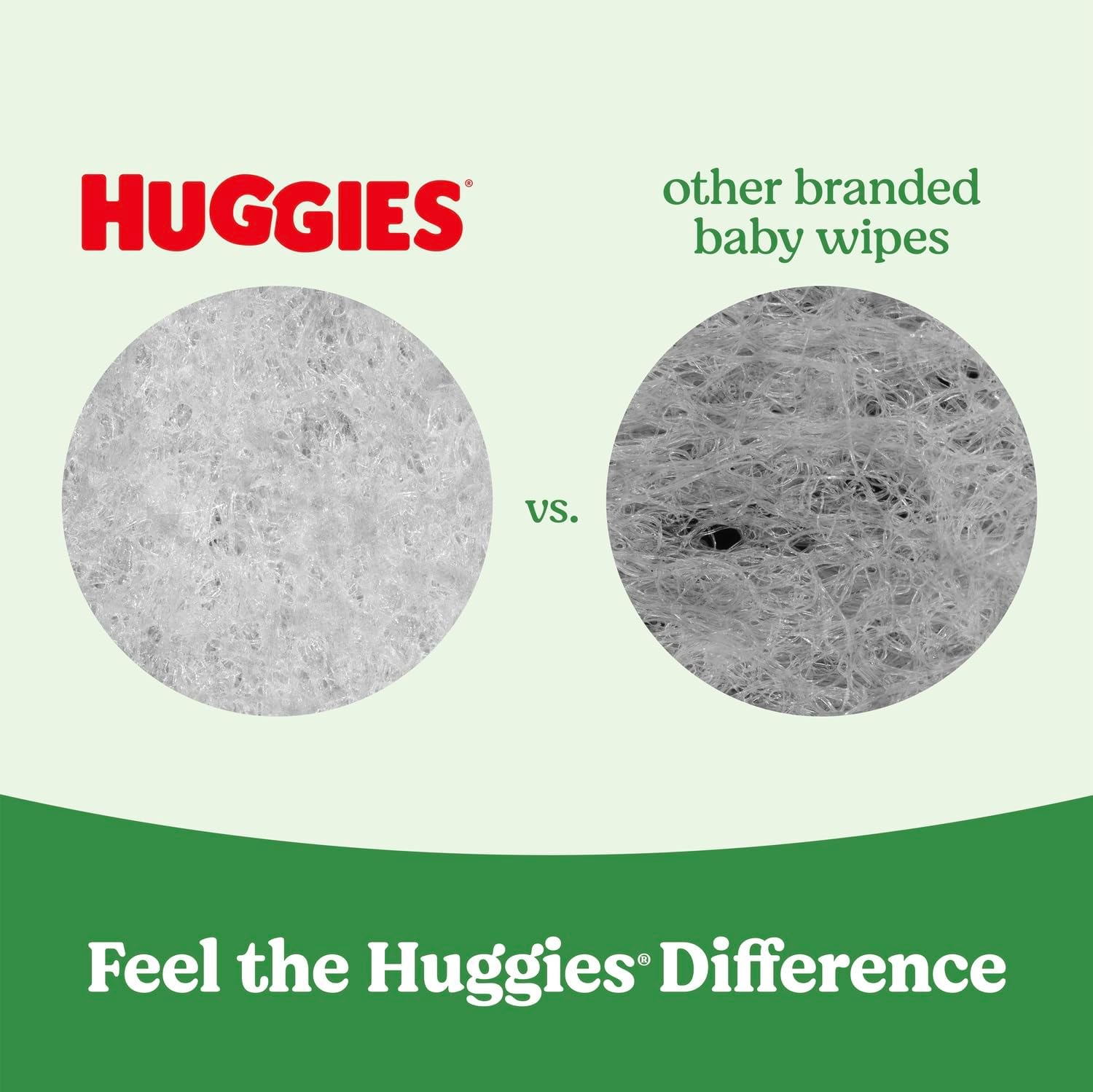 Huggies Natural Care Sensitive Baby Wipes - Close-up