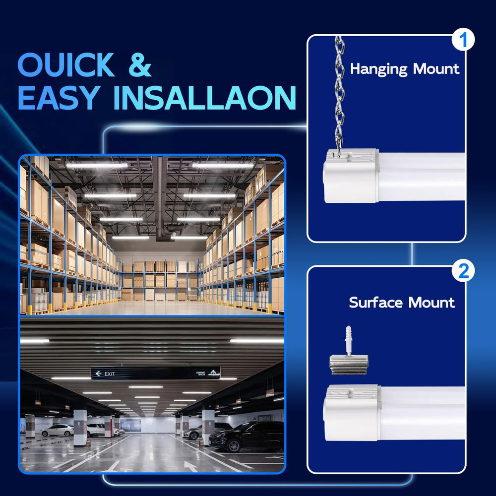 hykolity 4FT Linkable LED Shop Light - Close-up