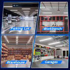 hykolity 4FT Linkable LED Shop Light - In use
