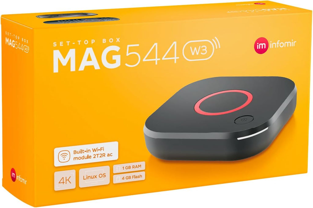 Infomir MAG544w3 4K Set Top Box