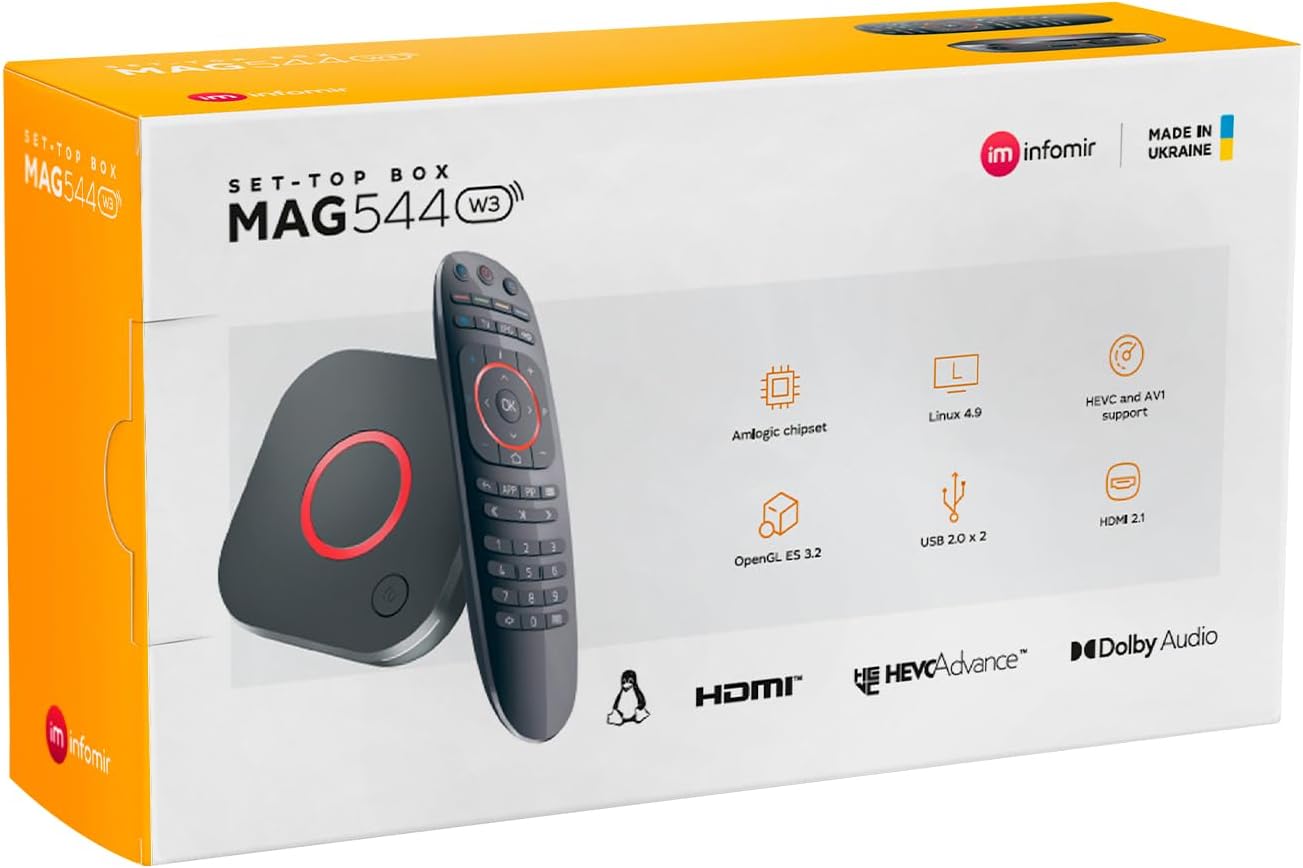 Infomir MAG544w3 4K Set Top Box - Detail view