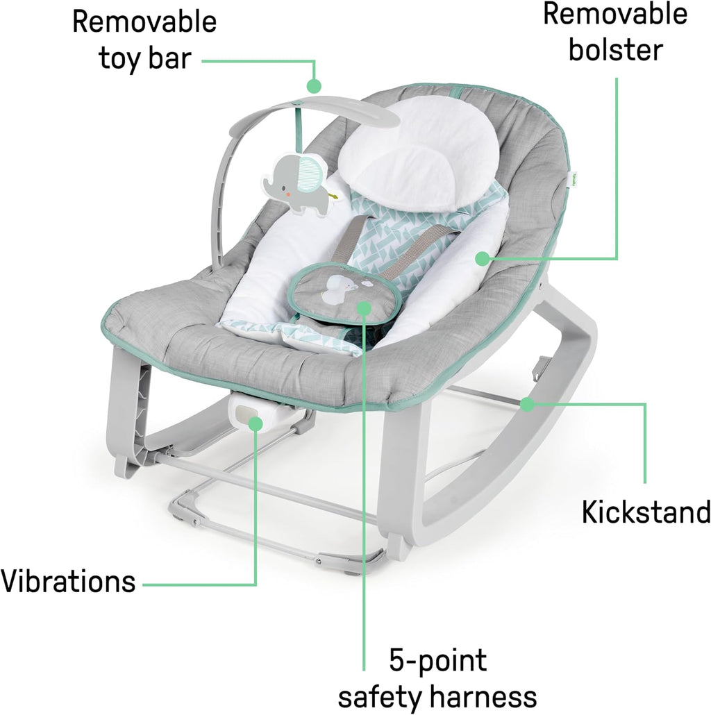 Ingenuity Keep Cozy 3-in-1 Baby Bouncer - Feature highlight