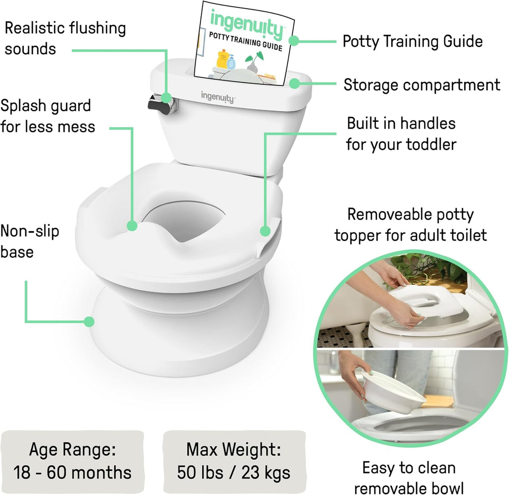 Ingenuity My Size Potty Pro 2-in-1 Toilet - Detail view