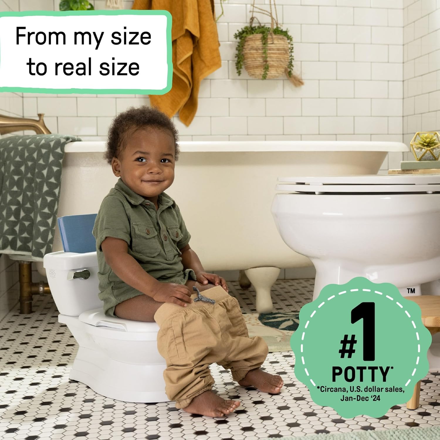 Ingenuity My Size Potty Pro 2-in-1 Toilet - Alternate angle