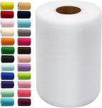 IONTACH White Tulle Fabric Roll, 100 Yards