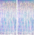 Iridescent Foil Fringe Party Backdrop