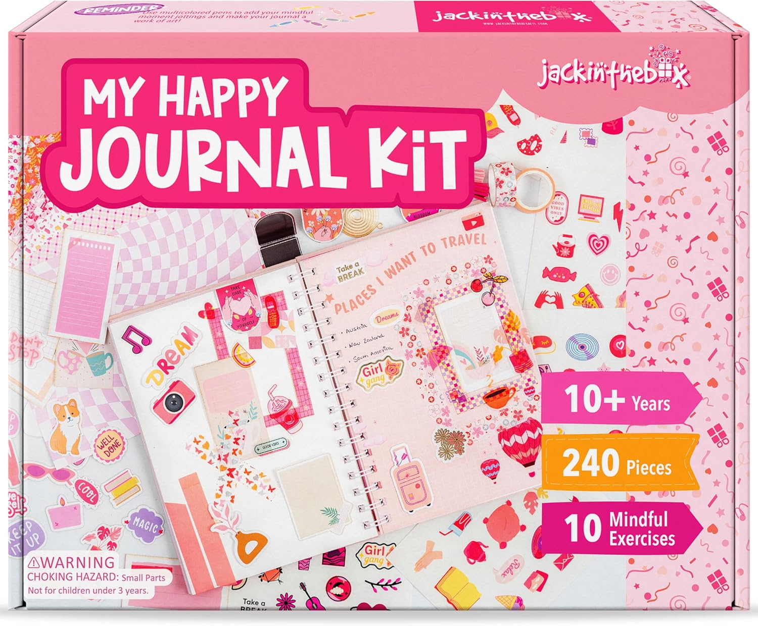 Jackinthebox DIY Journal Scrapbook Kit Girls 8-12