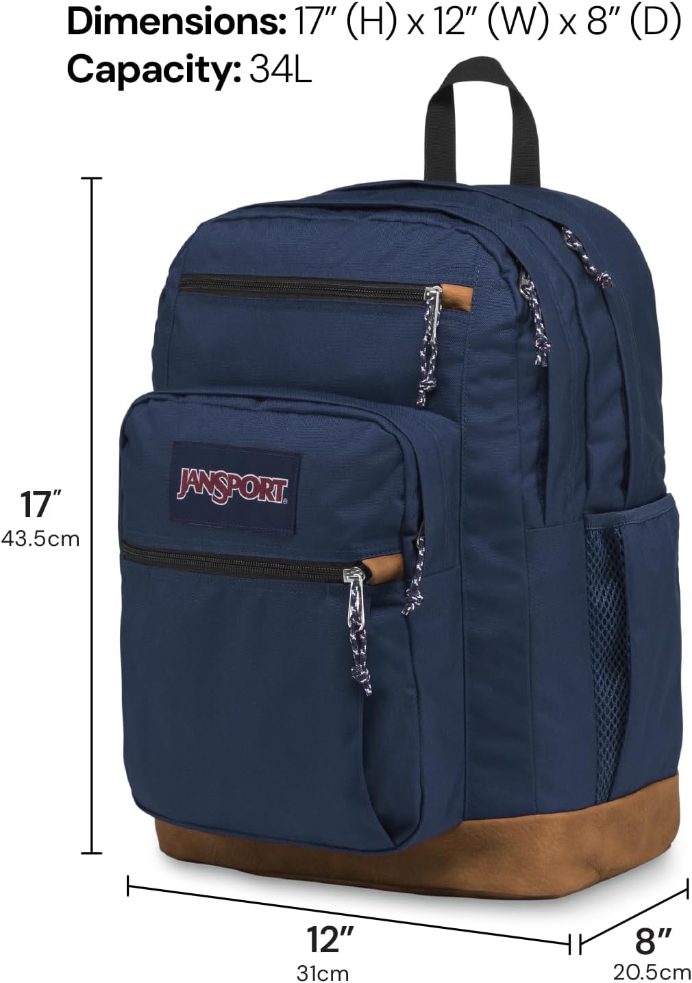 JanSport Backpack 15-Inch Laptop Sleeve Black - Detail view