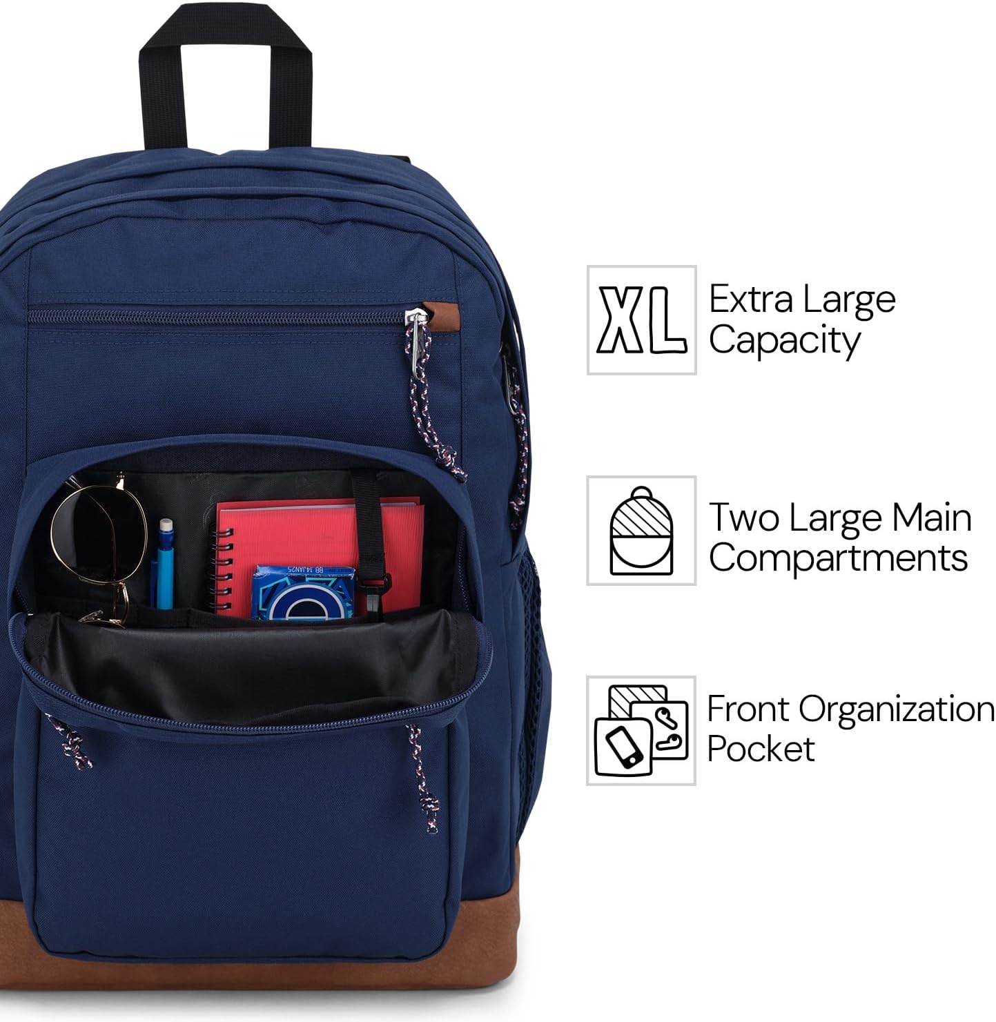 JanSport Backpack 15-Inch Laptop Sleeve Black - Close-up
