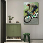 JIMUJIA Custom Canvas Art Print 24x36 in - Size reference