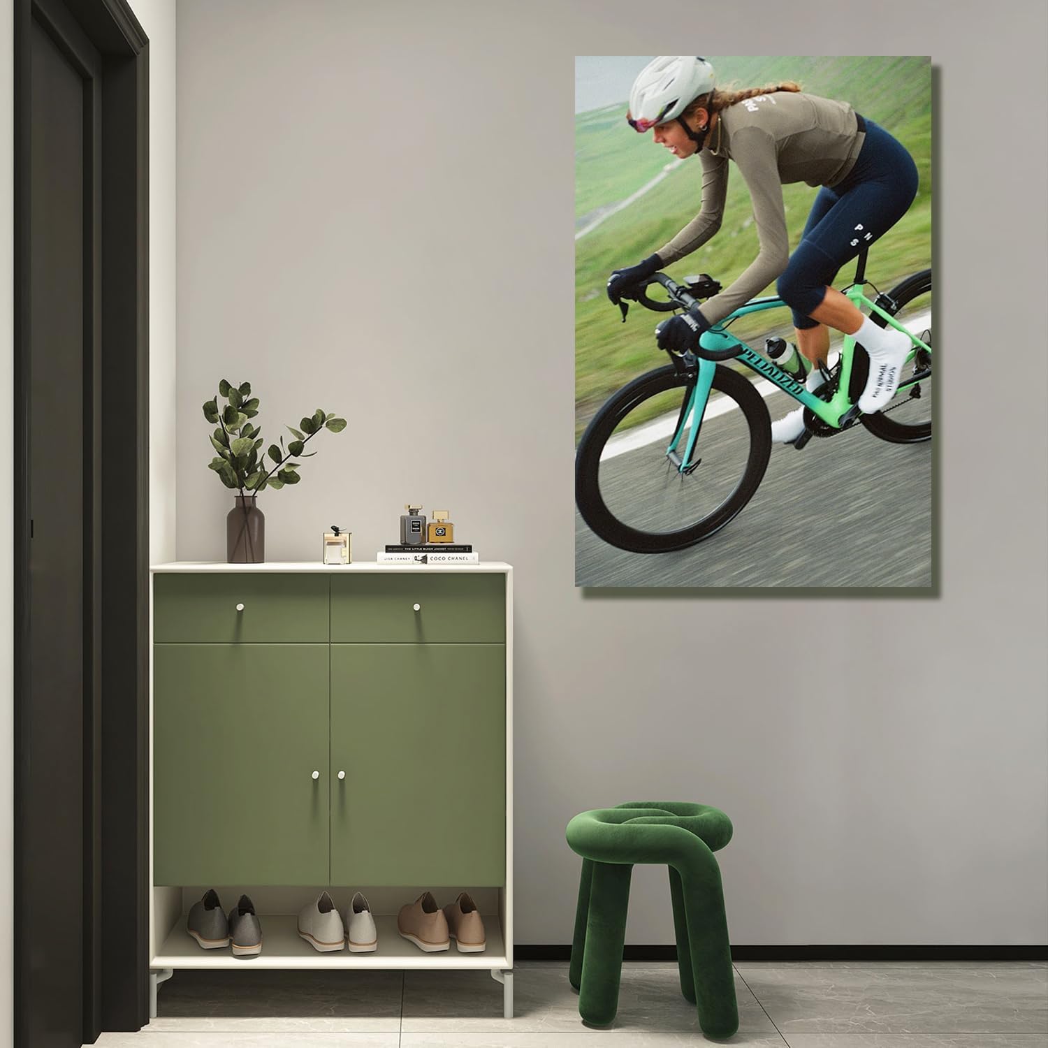 JIMUJIA Custom Canvas Art Print 24x36 in - Size reference
