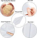 Jkopsnr 100 Sheets White Tissue Paper 20x14 in - Size reference