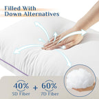 JOLLYVOGUE Firm Queen Pillows Set of 2 - Alternate angle