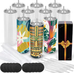 Joyclub Sublimation Tumbler Blanks 20 oz 10-Pack
