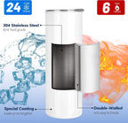 Joyclub Sublimation Tumbler Blanks 20 oz 10-Pack - Close-up
