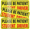 JUSTTOP Student Driver Car Magnet 3-Pack