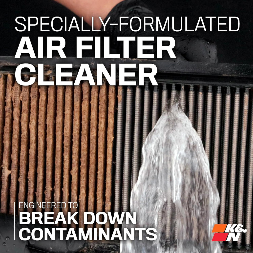 K&N Power Kleen Air Filter Cleaner 32 oz - Alternate angle