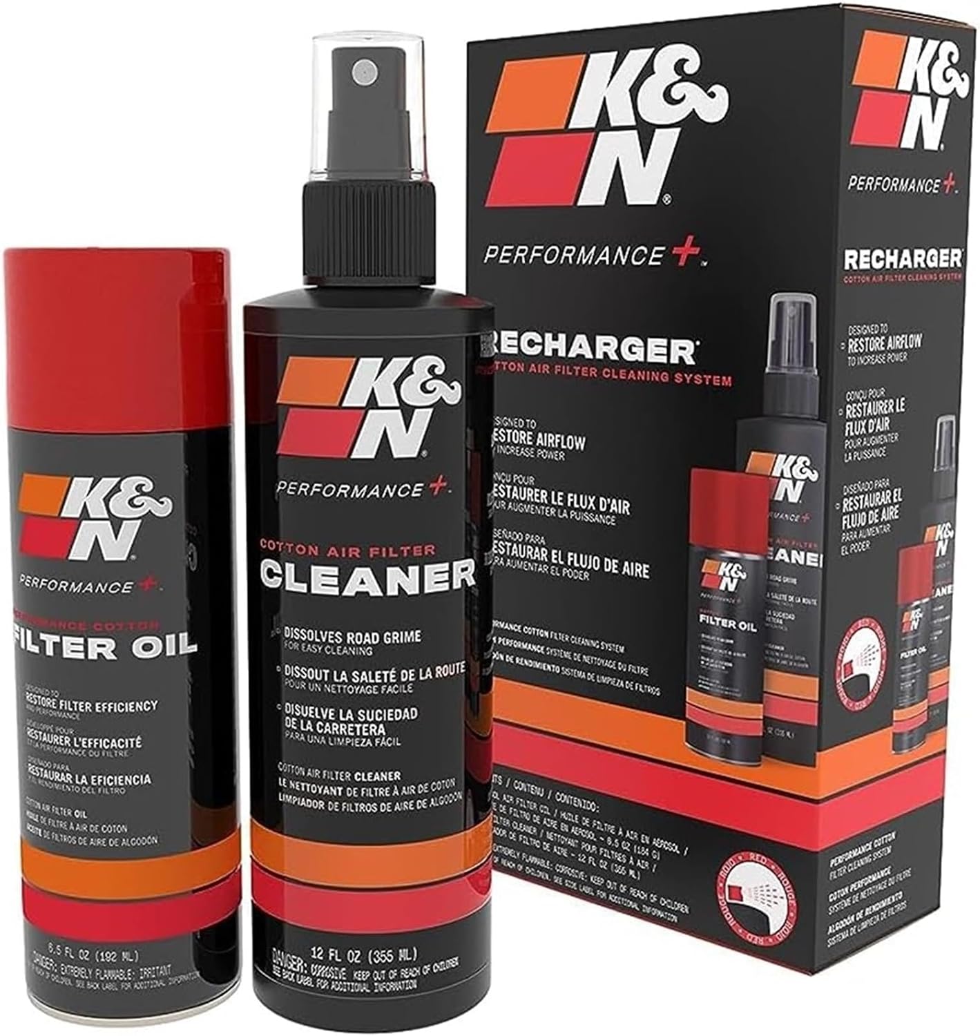 K&N 995000 Air Filter Care Service Kit
