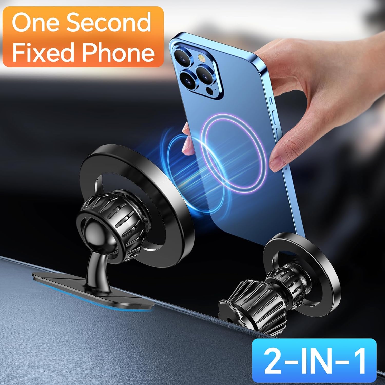 Kaistyle MagSafe Magnetic Car Mount - Detail view