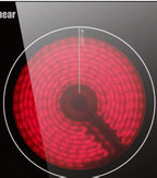 Karinear 120V 2 Burner Ceramic Cooktop - Close-up