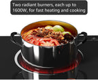 Karinear 110V 2000W Electric Cooktop - Detail view