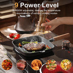 Karinear 110V 2000W Electric Cooktop - Size reference