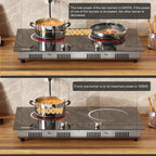 Karinear 110V 2000W Electric Cooktop - In use