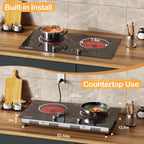 Karinear 110V 2000W Electric Cooktop - Additional view