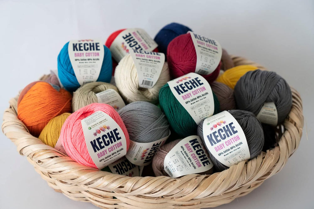 Keche Baby Cotton Yarn Crochet Knitting - Alternate angle