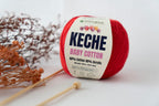 Keche Baby Cotton Yarn Crochet Knitting - In use
