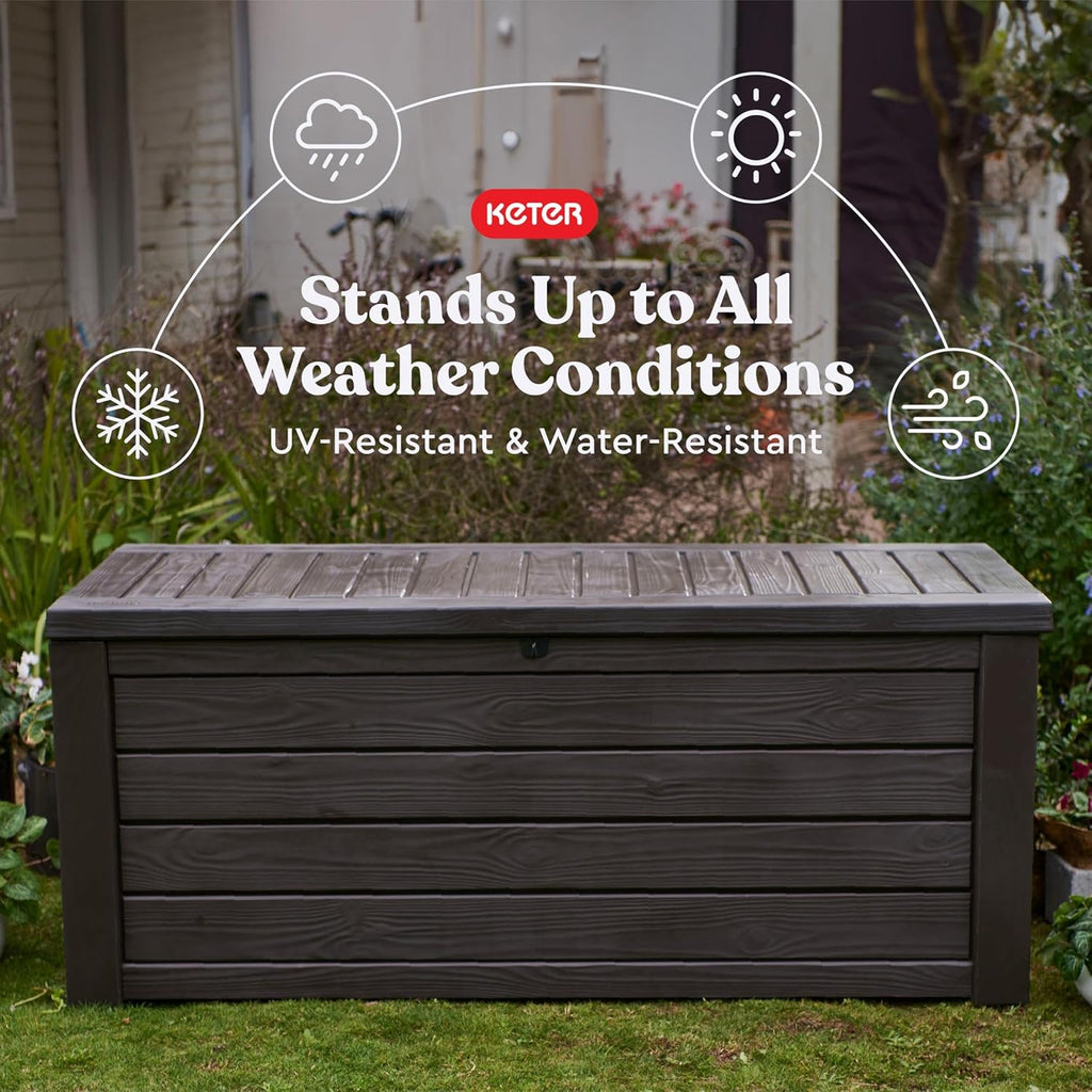 Keter 150 Gallon Resin Deck Box - Packaging