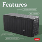 Keter Marvel Plus 71 Gallon Deck Box - Alternate angle