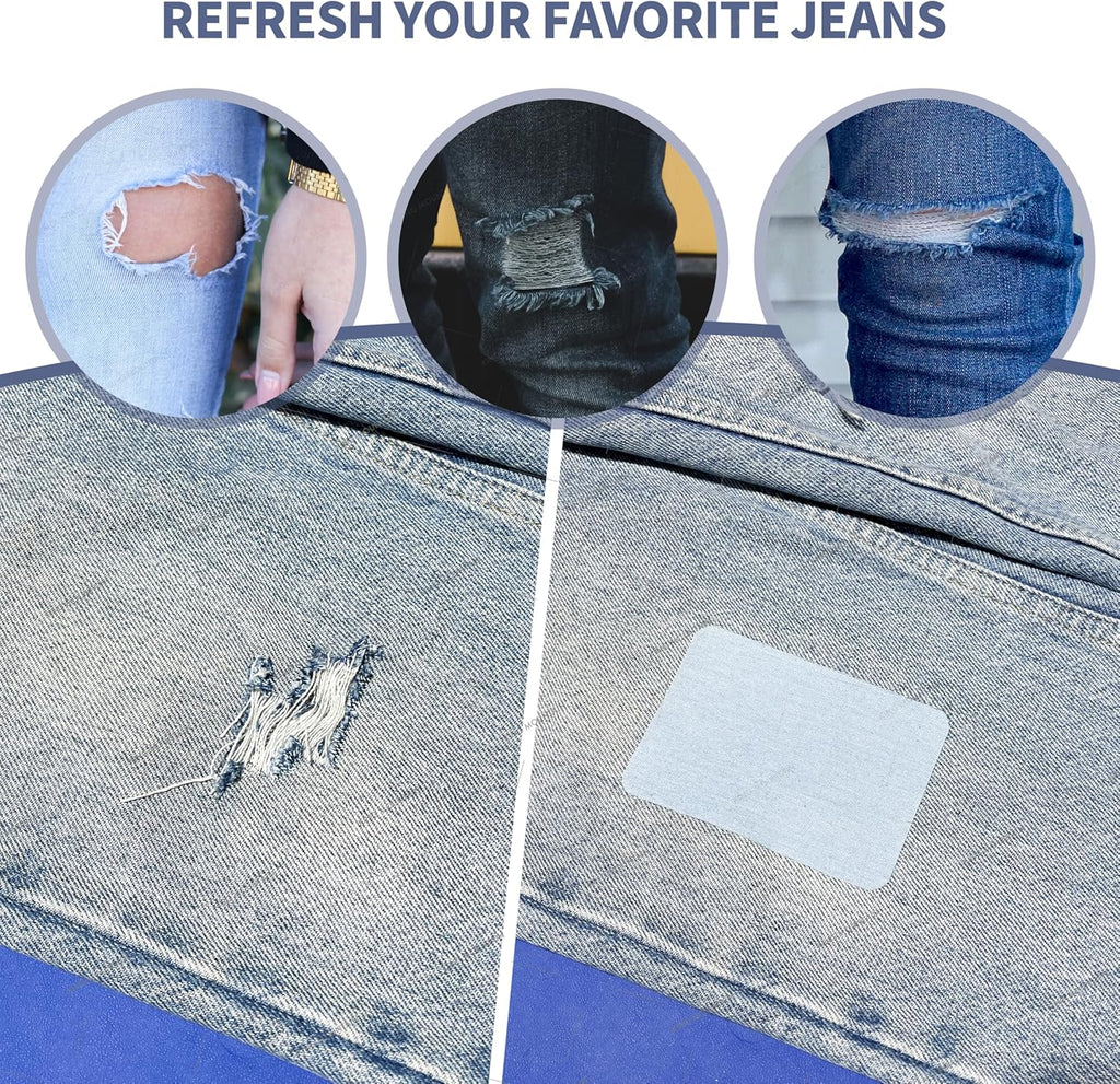 King Mountain Denim Repair Patches - Alternate angle