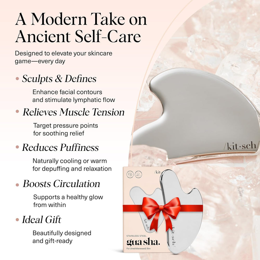 Kitsch Stainless Steel Gua Sha Tool - Alternate angle