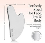 Kitsch Stainless Steel Gua Sha Tool - In use