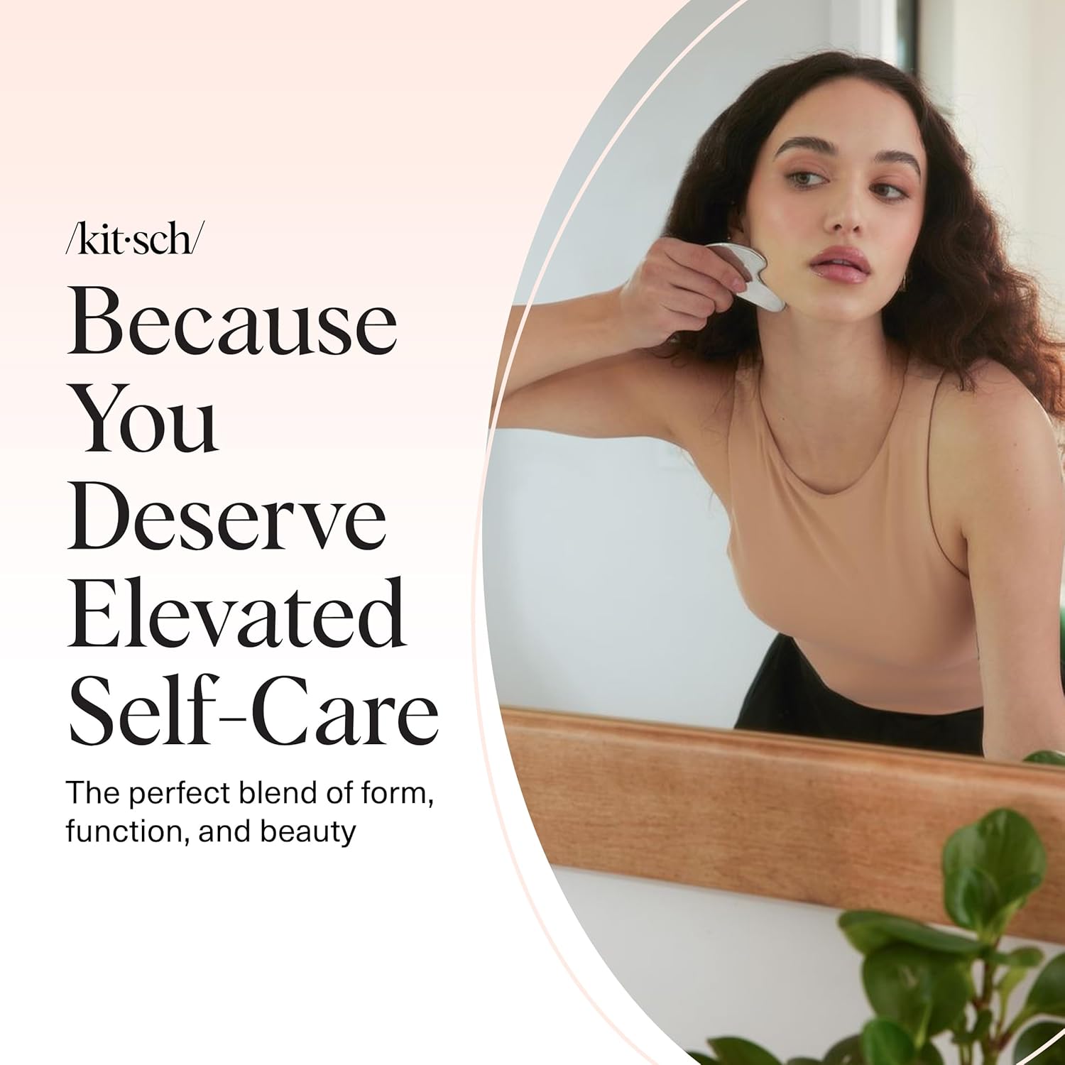 Kitsch Stainless Steel Gua Sha Tool - Feature highlight