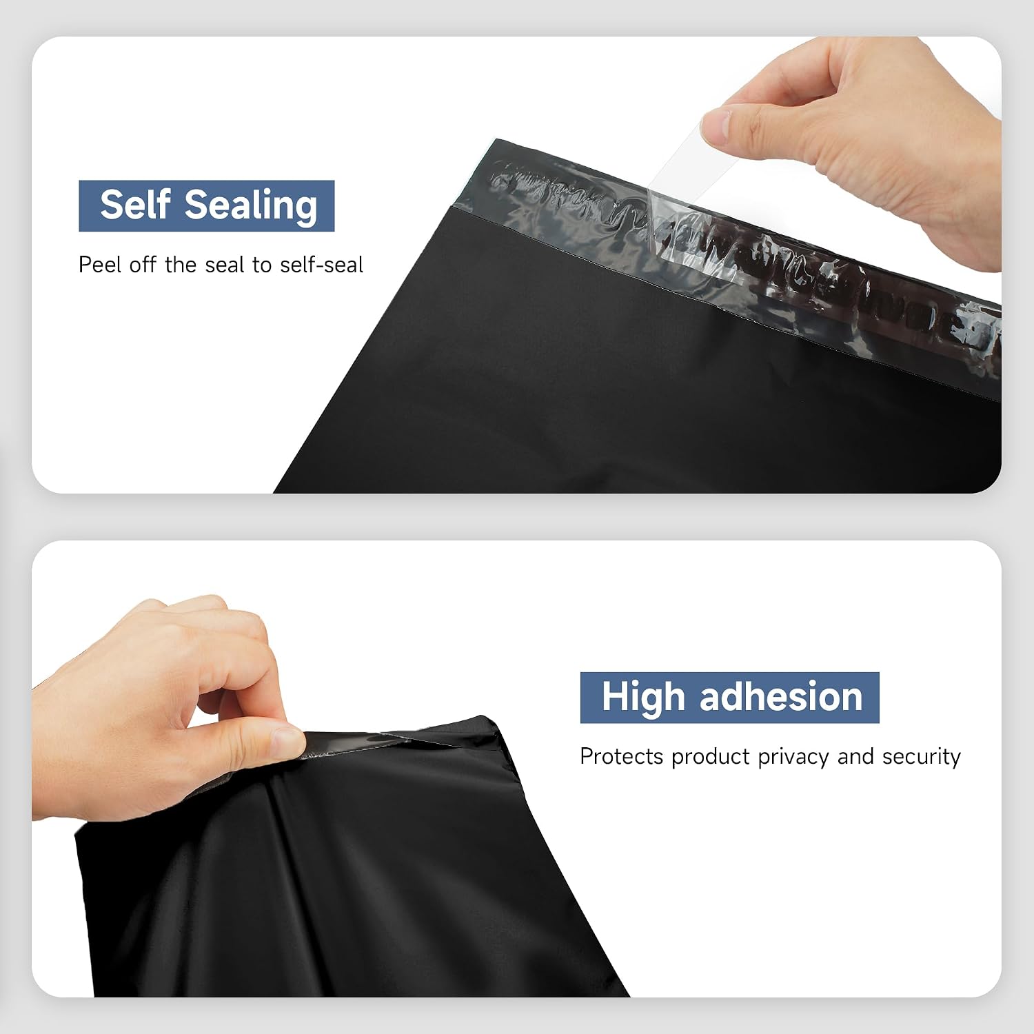 KKBESTPACK 10x13 Poly Mailers, Pack of 100 - Close-up