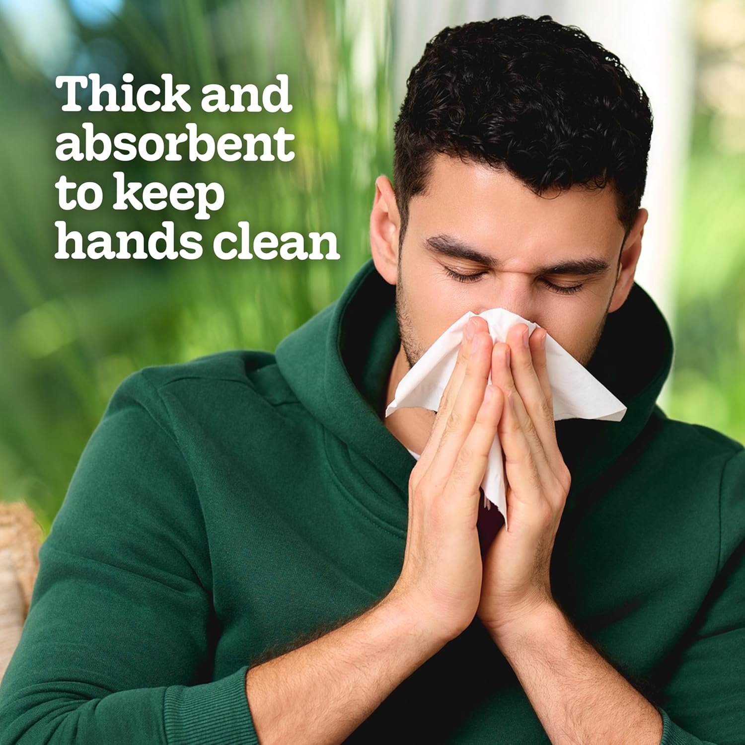Kleenex Trusted Care Facial Tissues, 8 Boxes - Close-up