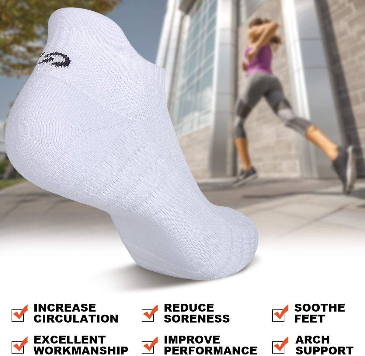 Lapulas Running Ankle Socks, 6 Pairs - In use