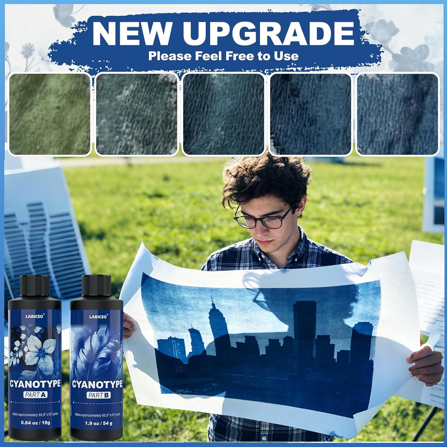 Lariceo Cyanotype Kit for Fabric and Paper - Packaging