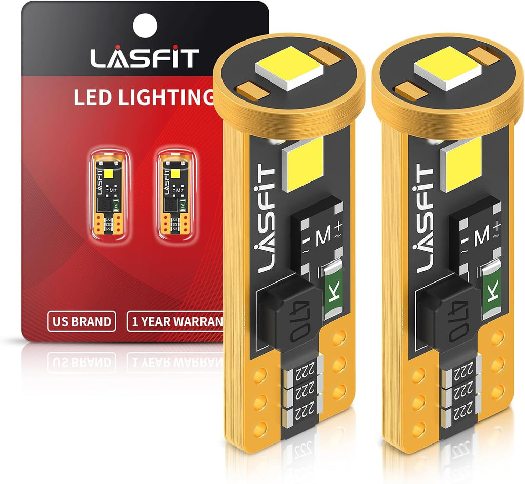 Lasfit 194 T10 LED License Plate Bulbs