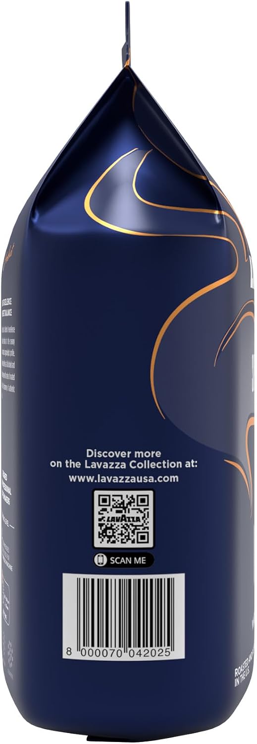 Lavazza Super Crema Whole Bean Coffee, 2.2 lb - Detail view